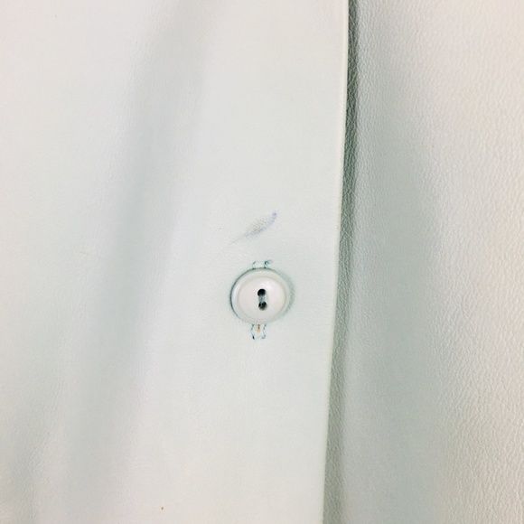 Carlisle Perforated Floral Blue Leather Jacket 10 - Picture 2 of 8